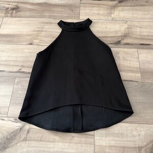 Black halter top